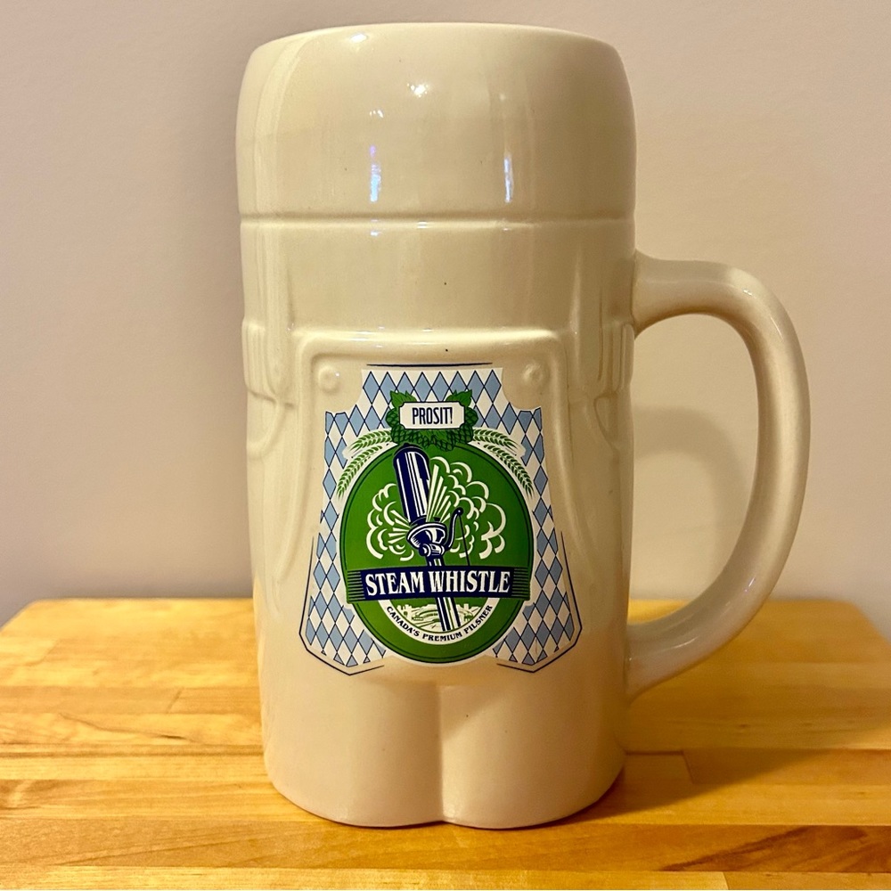 Steam Whistle Limited Edition Ceramic Pilsner Beer Draught Stein Glass